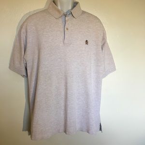 Beige Tommy Hilfiger vintage emblem XL Polo